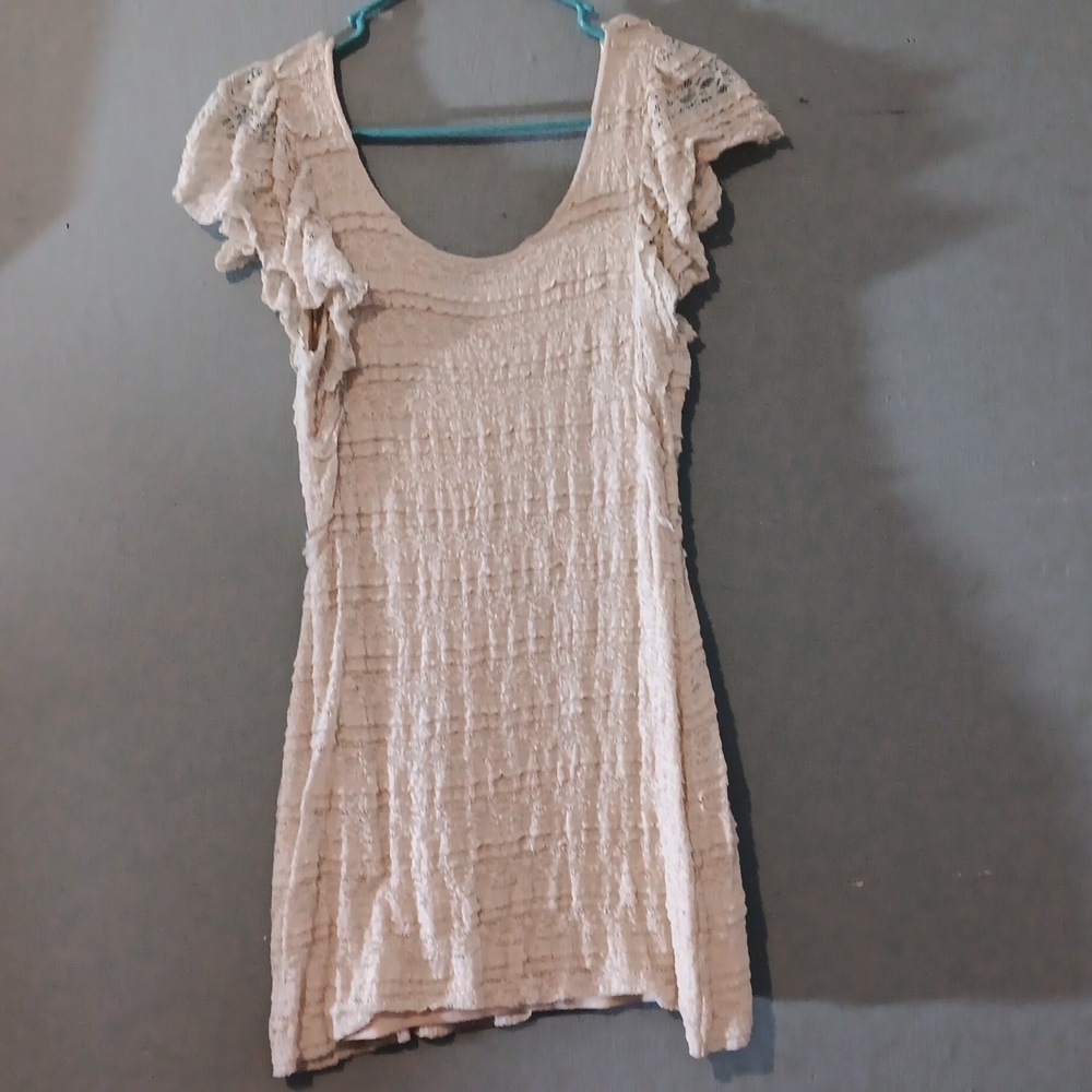 White lace dress